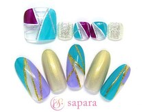 津田沼ネイルサロン サパラ(sapara)/ハンドフットセット定額￥11,499