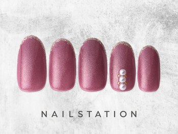 ネイルステーション ルミネ町田店(NAIL STATION)/キラキラネイル／パラジェル