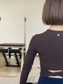 ウル(ulu)/ピラティスレッスン中