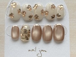 琥珀ニュアンス【ネイルチップ】