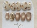 琥珀ニュアンス【ネイルチップ】
