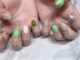 うねうね立体ニュアンスネイル