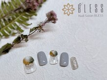 ブレス 仙台駅前本店(BLESS)/塗りかけはパーツでかわいく♪