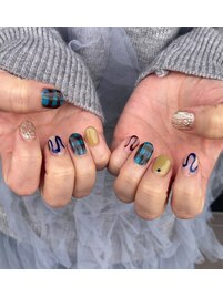 ☆おしゃれチェックネイル☆