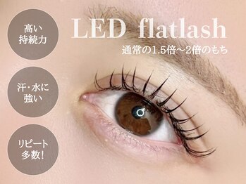 プレジール ひばりヶ丘店(Plaisir)の写真/20代女性に人気【まつげパーマ￥5500～】【LEDフラットラッシュ￥7150～】最強のもちでリピート多数◎