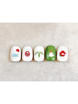 ショートネイルデザインが豊富