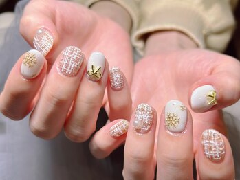 ネイルサロン リン(Lin)/冬　ツイード