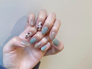 ネイルズ ララ(nails Lala)/カーキ*