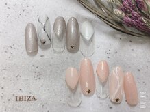 ネイルアンドアイラッシュ イビザ(IBIZA)/大理石ネイル