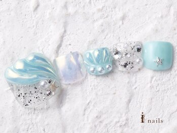 アイネイルズ 横浜WEST店(I-nails)/マーメイドネイル　10480円