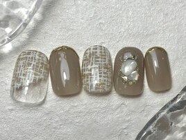 ツイードネイル【¥6800】