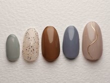 ネイルサロン クリスタルリーフ(Nailsalon Crystal Leaf)/秋カラーネイル