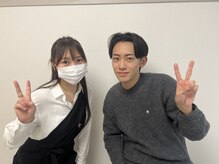 ビーアフターサロン 恵比寿本店(B<AFTER SALON)/ミスコンの長瀬史聖君ご来店♪