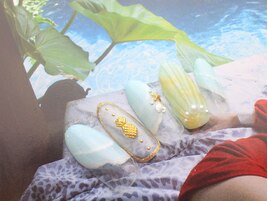 人魚の鱗/夏ネイル初回