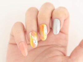 爽やかなサマーネイル