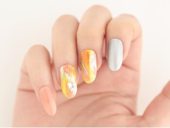 エムスラッシュ ソル センター南(M.SLASH SOL)/爽やかなサマーネイル