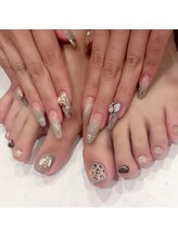 グラマラス アンジェアイ 荻窪店(glamourous ange eye)/秋ネイル