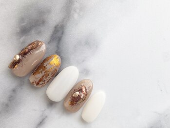 スリー(THREE)/Feb,2021/nail design 