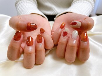 キキネイル 二子玉川(kikinail)/ちぐはぐニュアンスネイル