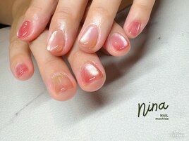 うるうるenoi桃nail
