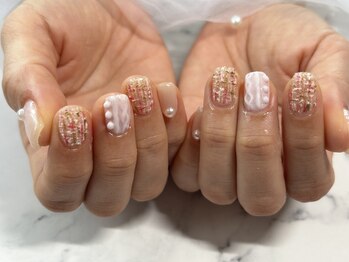 ナゴミエ(Nagomier)の写真/おしゃれを気軽に楽しめる！豊富なトレンドカラーや個性派パーツを取り揃え、丁寧な施術と提案力が魅力☆