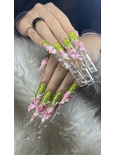 クロスネイル 渋谷店(CROSS nail)/春らしさ満載スーパーロング