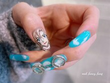 ネイル ファンシーファング(nail_fancy_fang)/痛ネイル×モチーフネイル