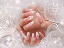 【スカルプ長さだしネイル】