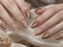More Glam たくさんのこだわりポイントをご紹介★水光マグネットネイル・秋定額ネイル・秋ネイル・チェック
