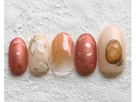 タイダイ メタリック ブラウン