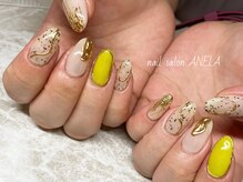 アネラ(ANELA)/ホワイトニュアンスネイル