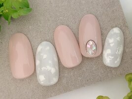 ジェルネイルDRYケア込¥9460