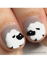 エム(M)/羊ネイル☆