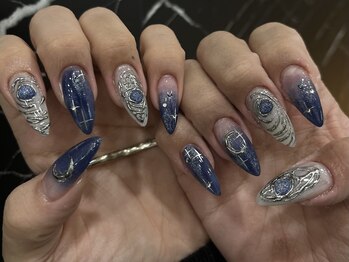 モカ 心斎橋(moca by Lee)/星空ネイル