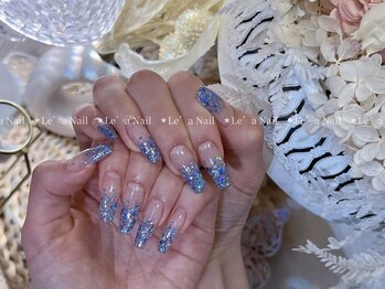レアネイル 渋谷店(Le’a nail)/ラメグラデーション