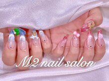 エムズ ネイルサロン(M2)/アシメトリーマグネットフレンチ