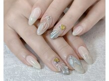 ネイルズ イロハ 大塚店(NAILS 168)の雰囲気（＃シンプル＃かわいい＃リボン＃ハート＃ニュアンス）