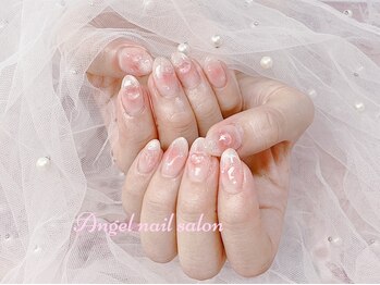 エンジェルネイルサロン(Angel nail salon)の写真/朝10:00～OPEN★お出かけ前の来店にも便利★持ち込みアートも人気！韓国で話題のデザインなど幅広く対応♪