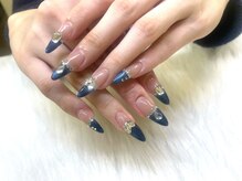 クイーンネイル 新宿(Queen nail)/長さ出し　デザイン