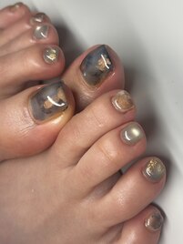 お客様ネイル/古川/フットネイル