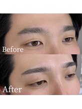 サッシーラッシュ(SASSY LASH)/【メンズ】美眉WAX+眉メイク