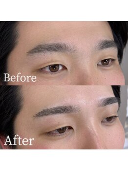 サッシーラッシュ(SASSY LASH)/【メンズ】美眉WAX+眉メイク