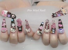 ピオミエルネイル 新宿(pio miel nail)/闇かわキャラネイル
