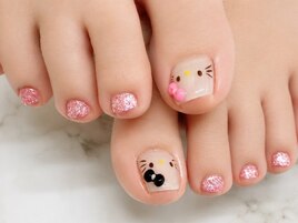 フット★定額・親指アートネイル