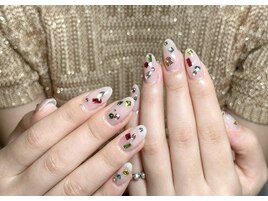 カラフルストーンネイル