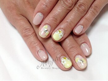 ネイルサロン ビューティーマジック 川口店/ &nbsp;フラワーネイル