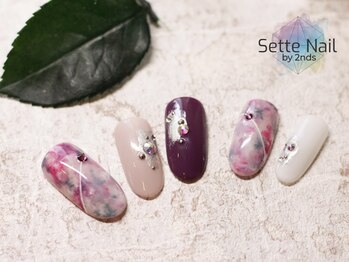 セッテネイル(Sette Nail)/華やかパープル[自由が丘/パラ]