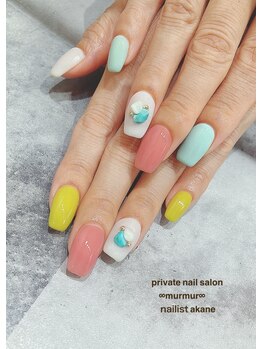 プライベート ネイルサロン マーマ(murmur)/カラフルネイル