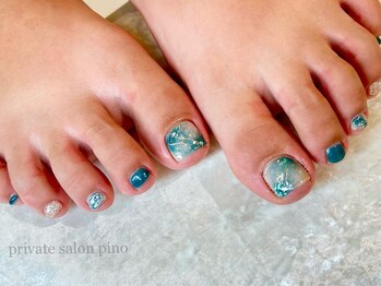 ピノ(pino)/お客様ネイル☆フットニュアンス