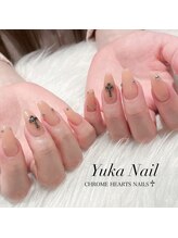 ユカネイル(Yuka Nail)/クロム風COOLベージュネイル♪